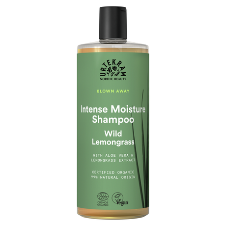 Shampoo - Intense Moisture - Wild Lemongrass - Blown Away | 500 ml fra Urtekram