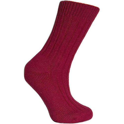Merinostrømper Cerise str. 35/38 fra Clemente