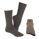 Strømper brun/beige str. 43/46 2-pak