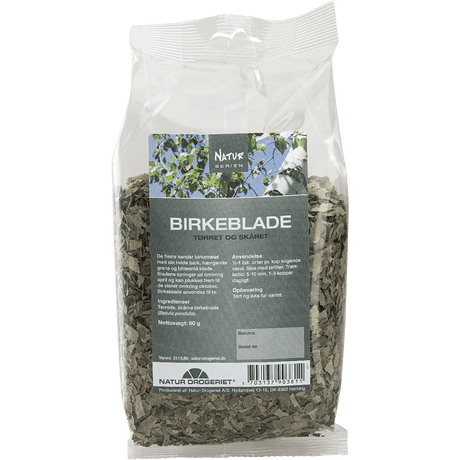 Natur-Drogeriet Tørrede, Skårede Birkeblade | 80 g fra Natur-Drogeriet
