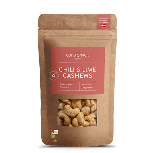 Cashews Chili & Lime Ø fra Guru Snack