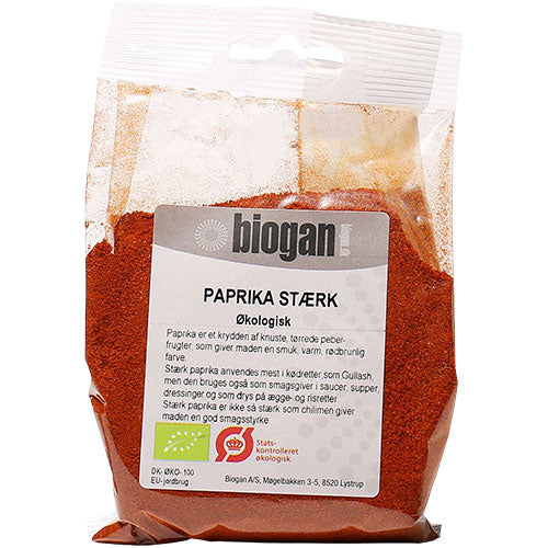 Paprika stærk Ø fra Biogan