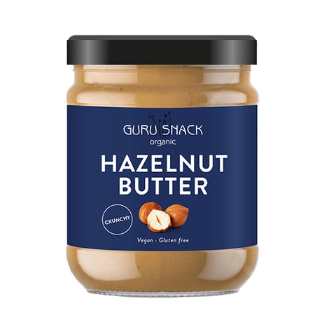 Hasselnøddesmør Crunchy Ø fra Guru Snack