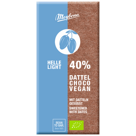 Meybona Chokolade 40% m. Dadler Økologisk | 80 g fra Meybona