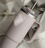 AYA&IDA Thermo Cup With Straw | Soft Rose fra AYA&IDA