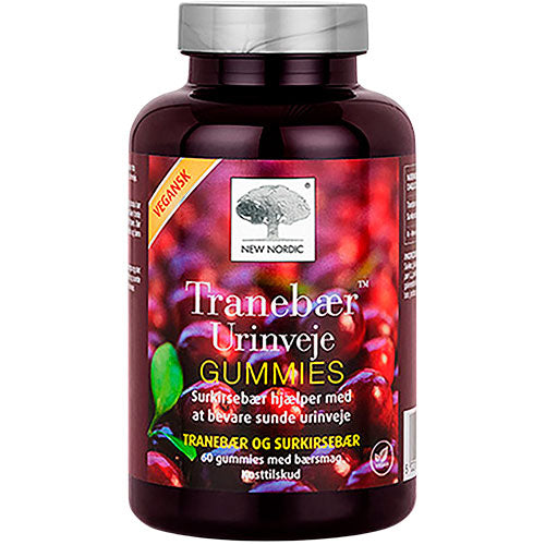 Tranebær Urinveje Gummies fra New Nordic