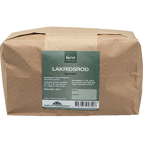 Lakridsrod skåret fra Natur-Drogeriet