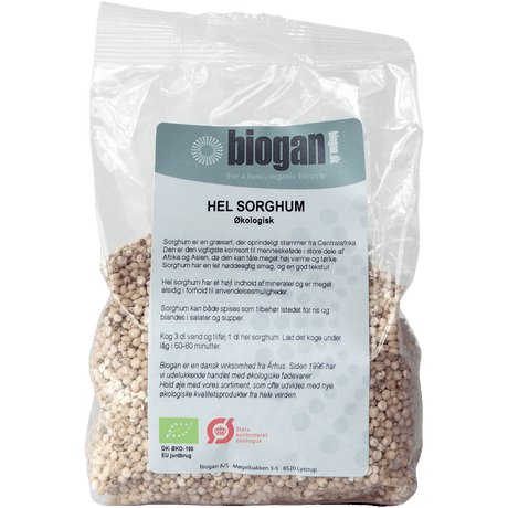 Biogan Økologisk Hel Sorghum | 500 g
