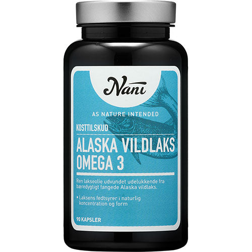 Nani Alaska Vildlaks Omega 3 | 90 kapsler fra Nani