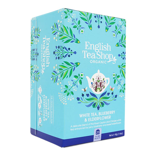 White Tea , Blueberry & Elderflower Tea Ø fra English Tea Shop