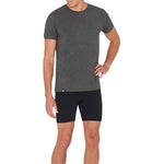 Men´s Crew Neck T-Shirt mørk grå str. S