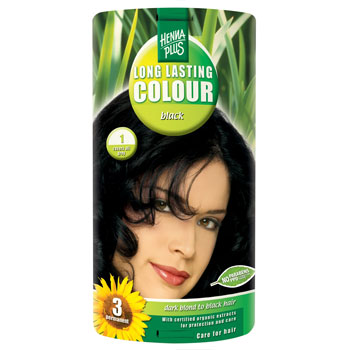 Hennaplus 1 hårfarve black fra Henna Plus