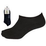 Comfort "Low Cut" Bamboo, Sort, Str. 35-38