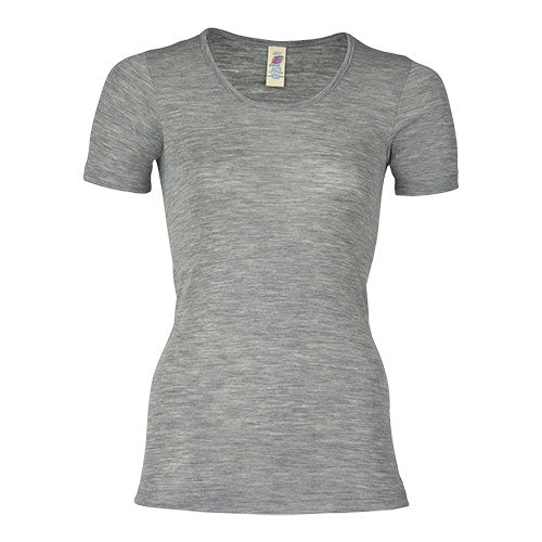 T-shirt, light grey, str. 34/36 fra Engel Natur