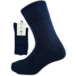 Cotton - Diabetic & Comfort sock, Mørkeblå
