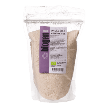 Biogan Økologisk Mandelmel | 500 g fra Biogan