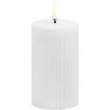 LED grooved Bloklys, Nordic White, Smooth, 5,8x10 fra Uyuni lighting