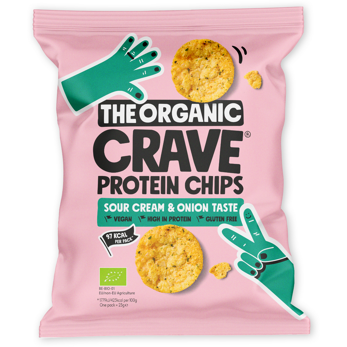 Protein chips m. sour cream & Onion Ø