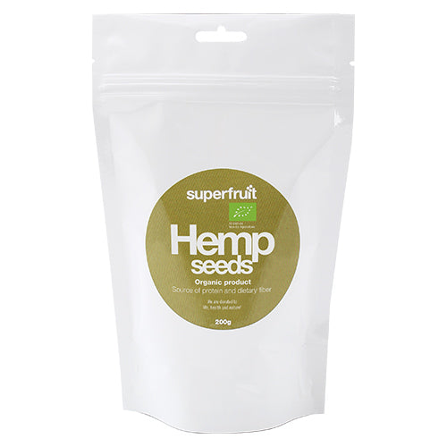 Hampe frø afskallede Ø (hemp fra Superfruit