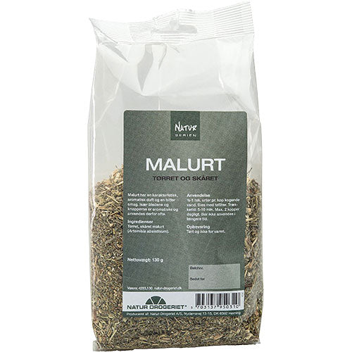 Malurt, tørret og skåret fra Natur-Drogeriet