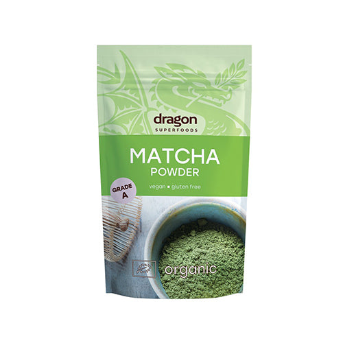 Matcha grøn te pulver Ø fra Dragon Superfoods