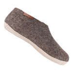 SHU`S hjemmesko med læder sål - Brown 36