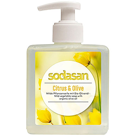 Håndsæbe flydende citron fra Sodasan