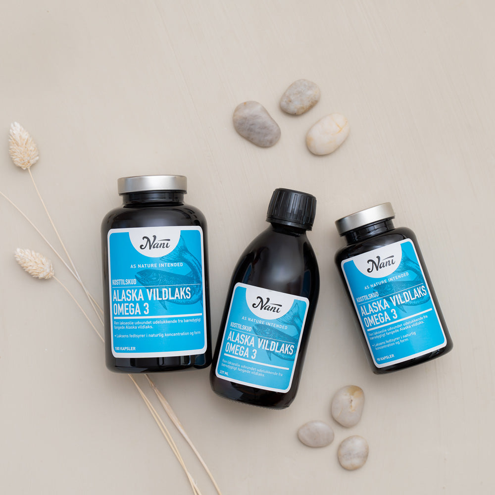 Nani Alaska Vildlaks Omega 3 | 90 kapsler fra Nani