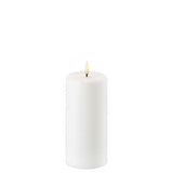 LED Bloklys, Nordic white, Smooth, 7,8x15 cm fra Uyuni lighting