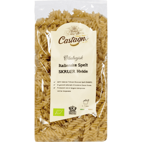 Castagno Spelt Skruer Hvide Økologisk | 500 g