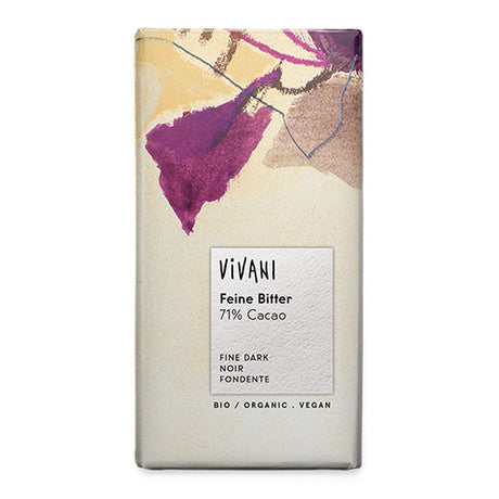 Vivani chokolade bitter 71% Ø fra Vivani