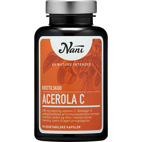 Nani Acerola C-vitamin | 90 kapsler fra Nani