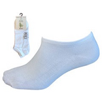 Comfort "Low Cut" Bamboo, Hvid, str. 35-38