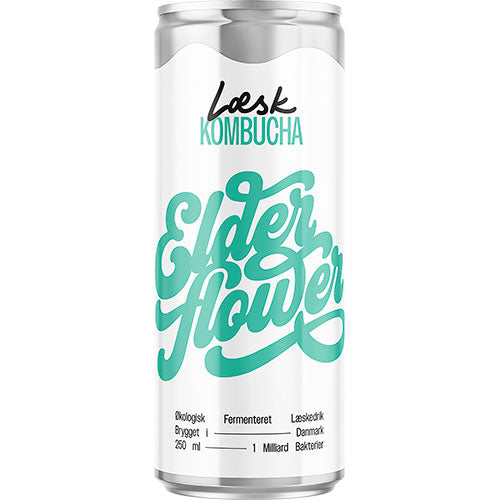 Læsk Kombucha Elderflower Ø