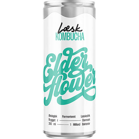 Læsk Kombucha Elderflower Ø