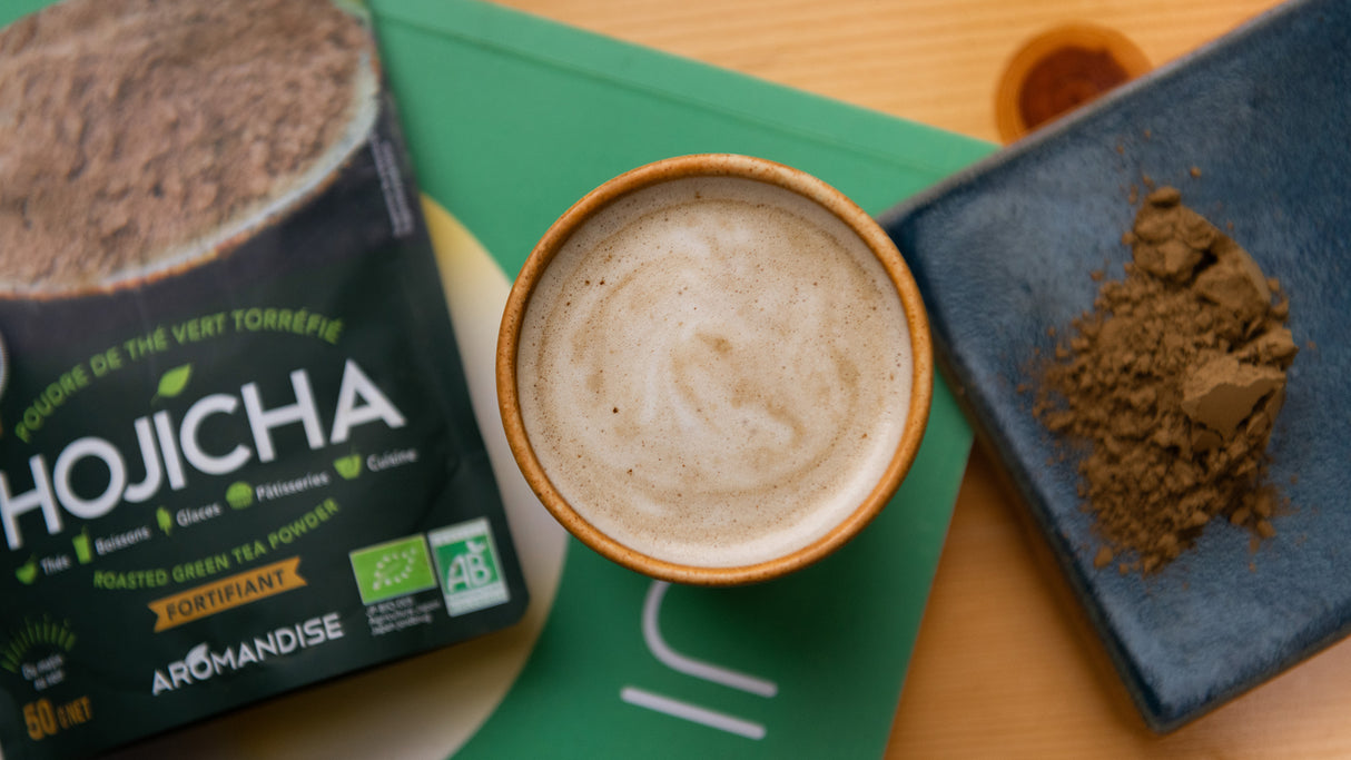 Hojicha grøn te pulver Ø