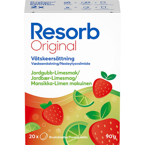 Resorb Original Jordbær-Limesmag