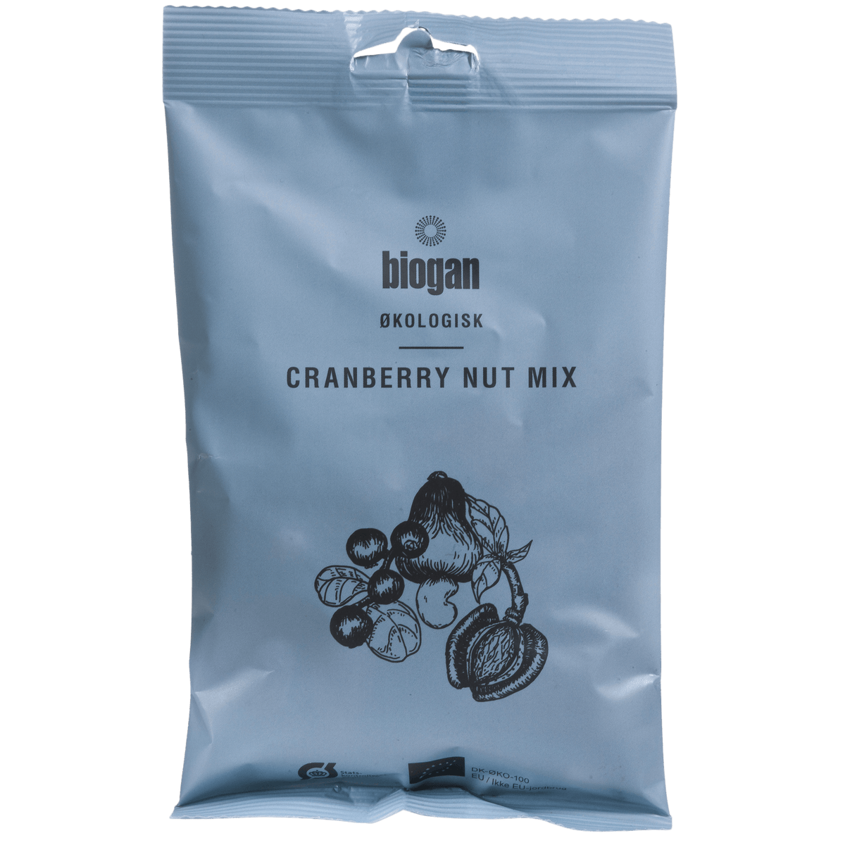 Biogan Cranberry Nut Mix Økologisk | 100 g