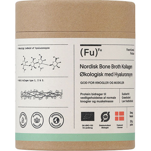 Bone Broth Collagen med hyaluronsyre Ø, pulver fra Helsam.dk