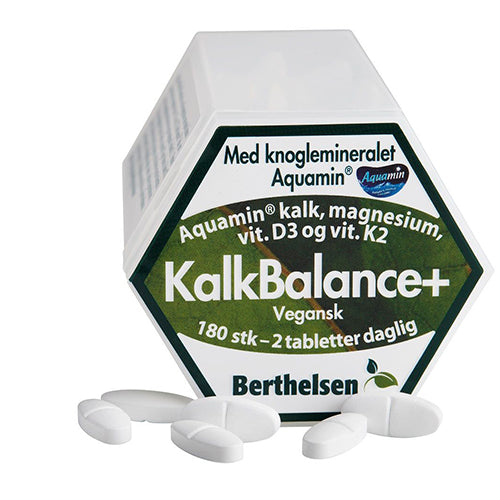 KalkBalance+ m. kalk,mag,D3,K2 fra Berthelsen