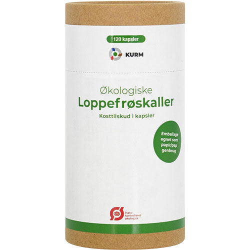 Loppefrøskaller Psyllium Økologiske i kapsler fra Kurm