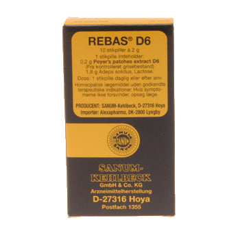 Rebas D6 stikpiller 10 stk fra Sanum