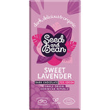 Mørk chokolade 72% m. Lavendelolie Ø fra Seed & Bean