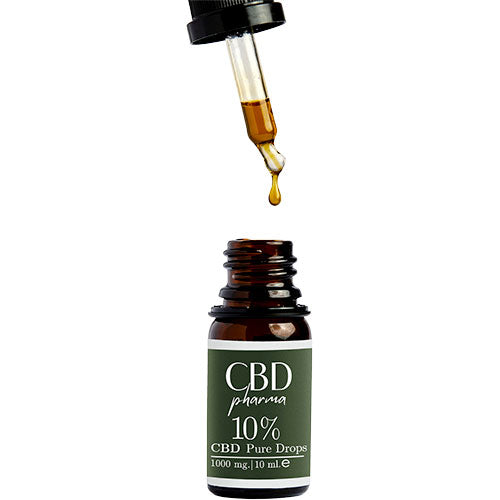 CBD Pure Drops 10% fra CBD Pharma