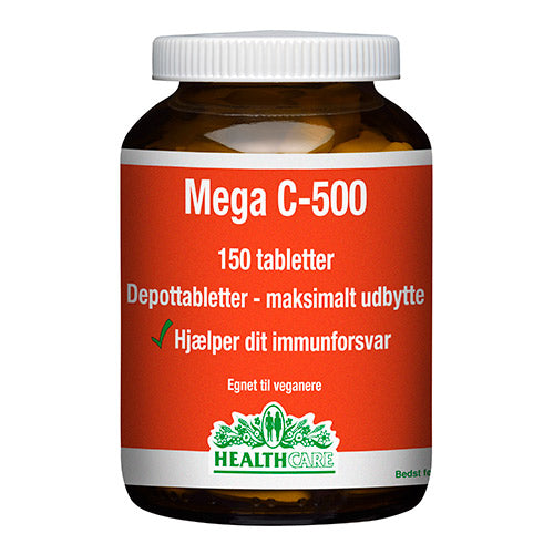 Mega C 500 mg HealthCare fra HealthCare