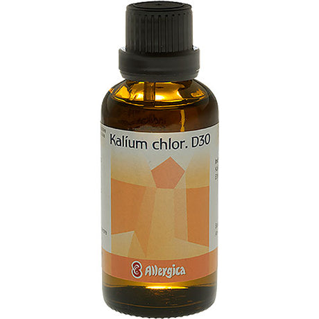 Kalium chlor. D30 Cellesalt 4 fra Allergica