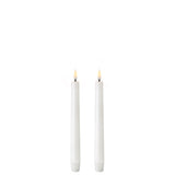 LED Kronelys, Nordic White, Smooth, 2-pack, 2,3x20 fra Uyuni lighting