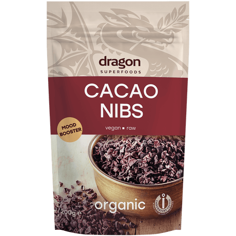 Dragon Superfoods Cacao Nibs Økologisk Criollo Raw | 200 g