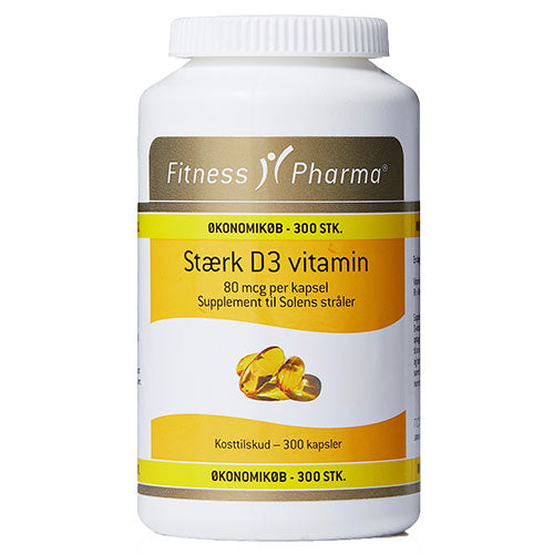 Stærk D3 vitamin fra Fitness Pharma