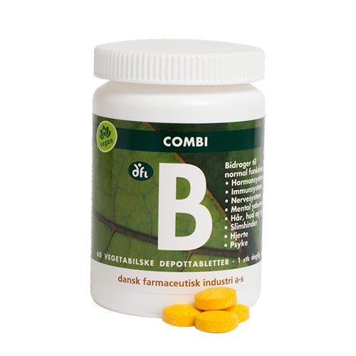 Combi B depottablet fra Grønne dfi vitaminer